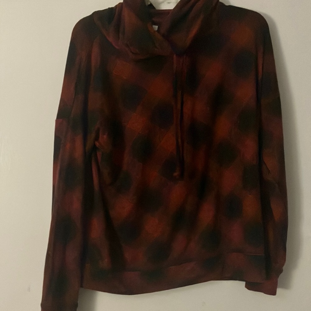 3/$25 Maurice’s flannel cozy turtleneck soft long sleeve top